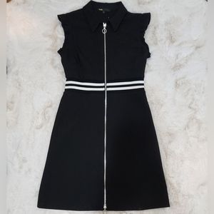Maje Black Zipper Dress
